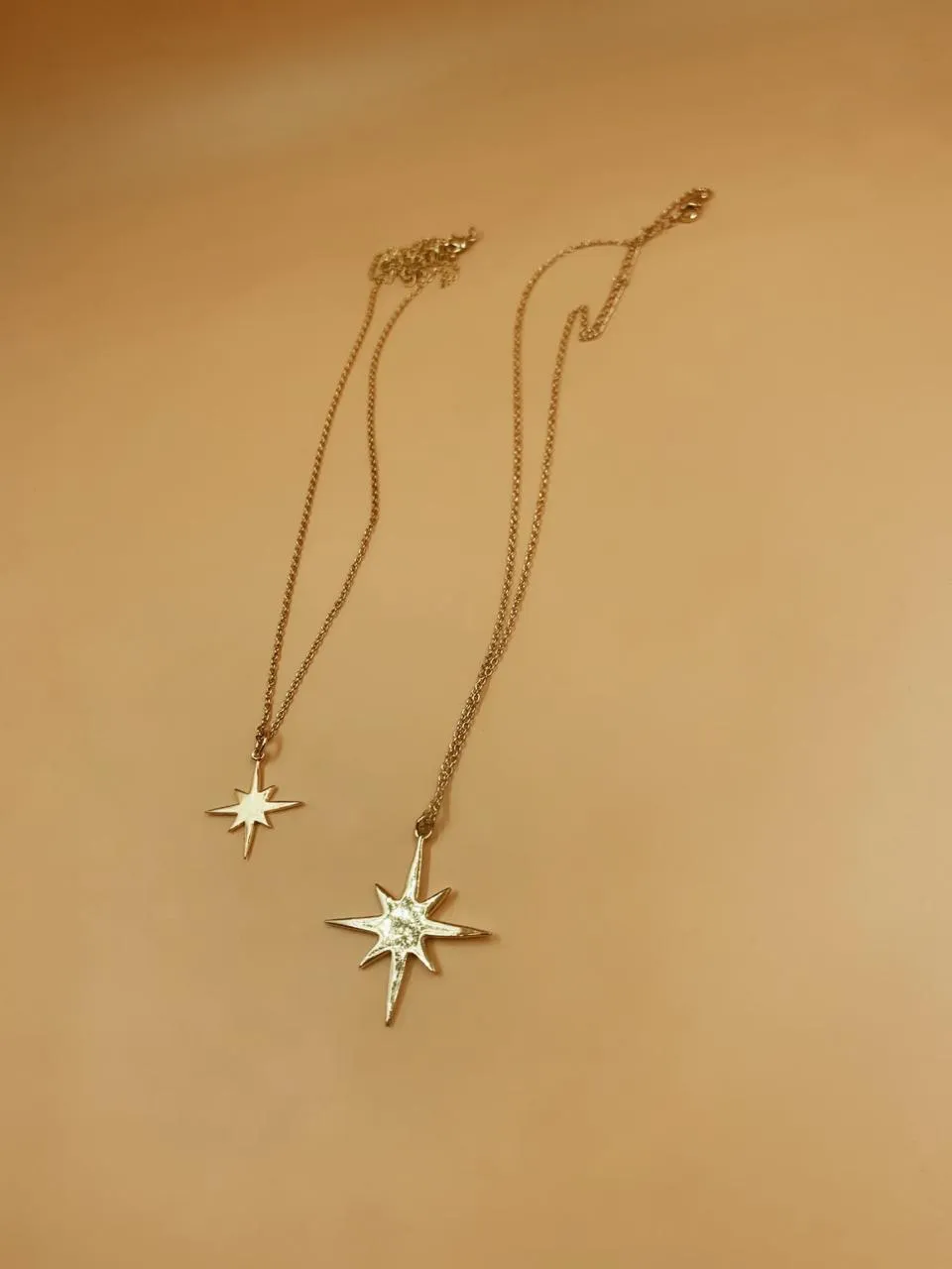 Medium Star Pendant Sterling Silver Necklace