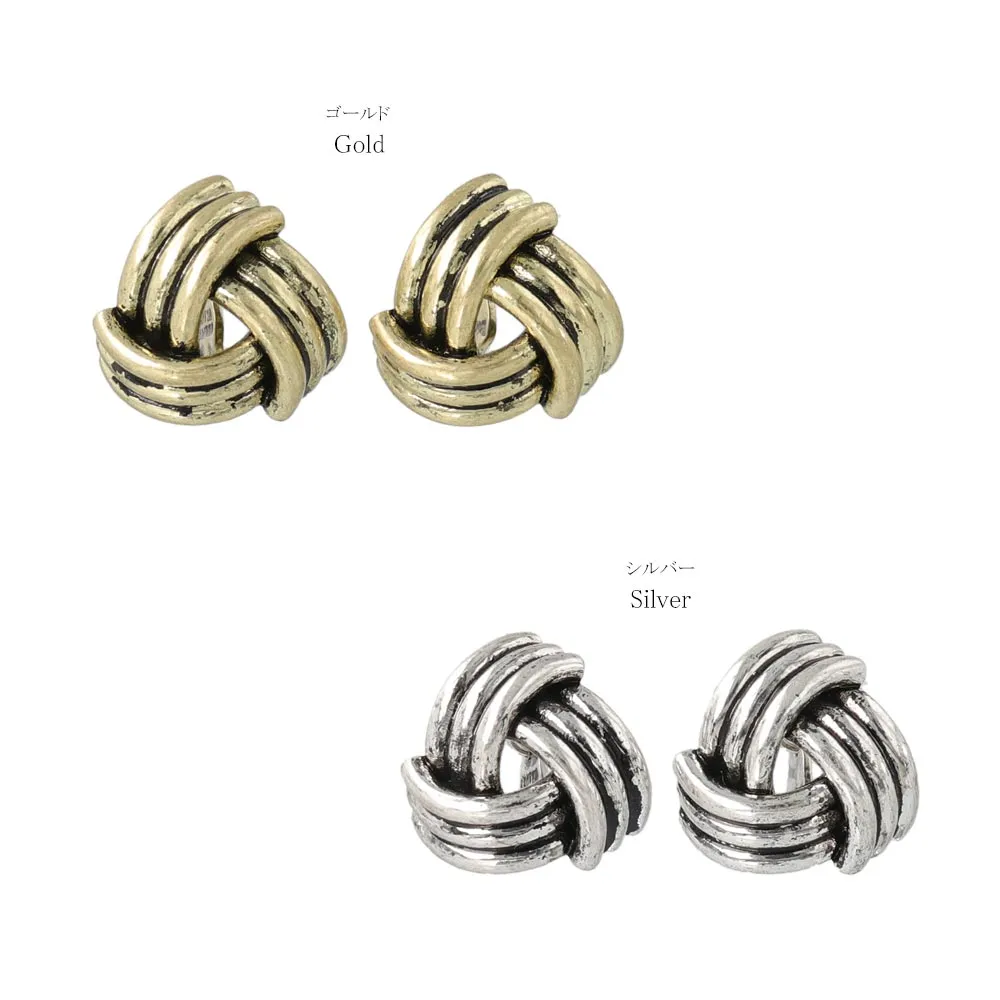 Multi Ridged Titanium Earrings