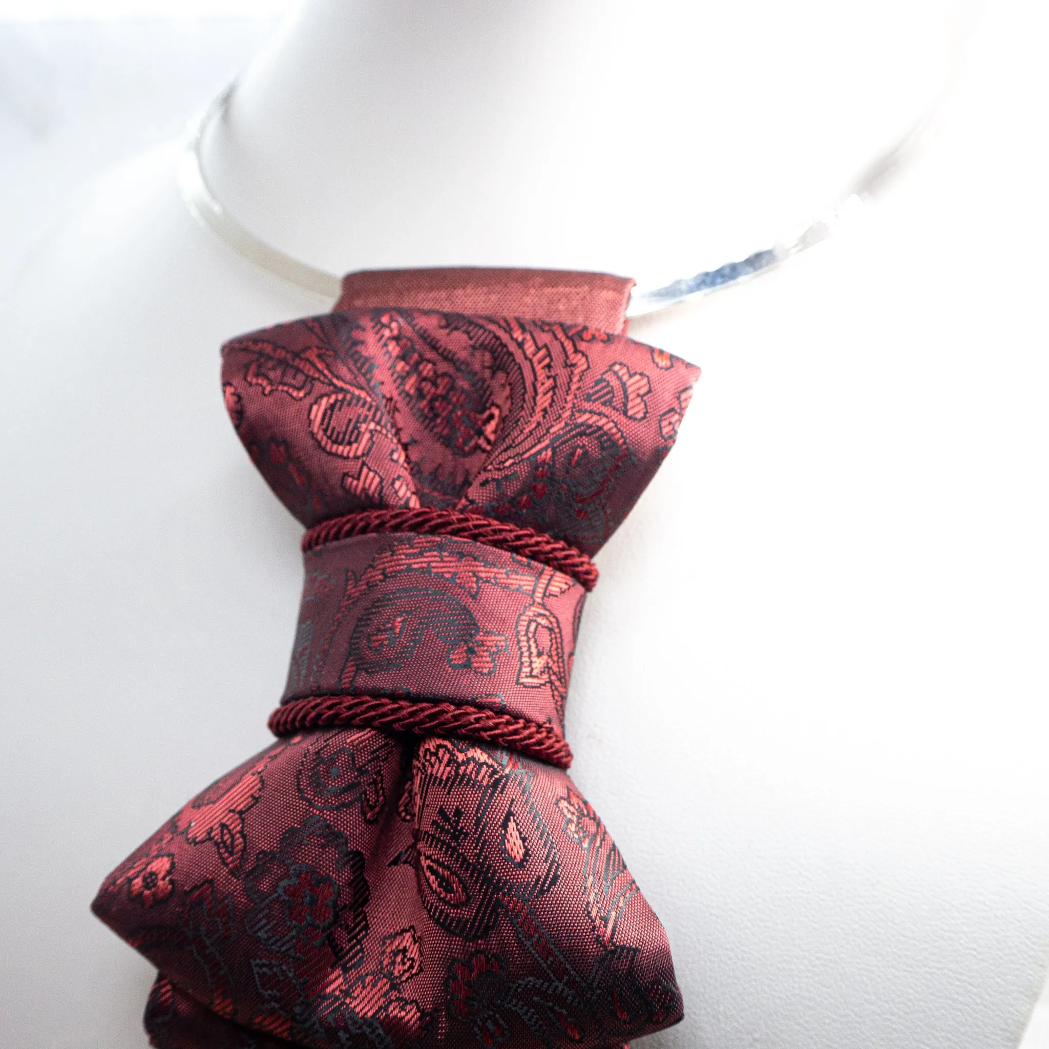 NECKTIE "ROSE WINE "FOR LADIES