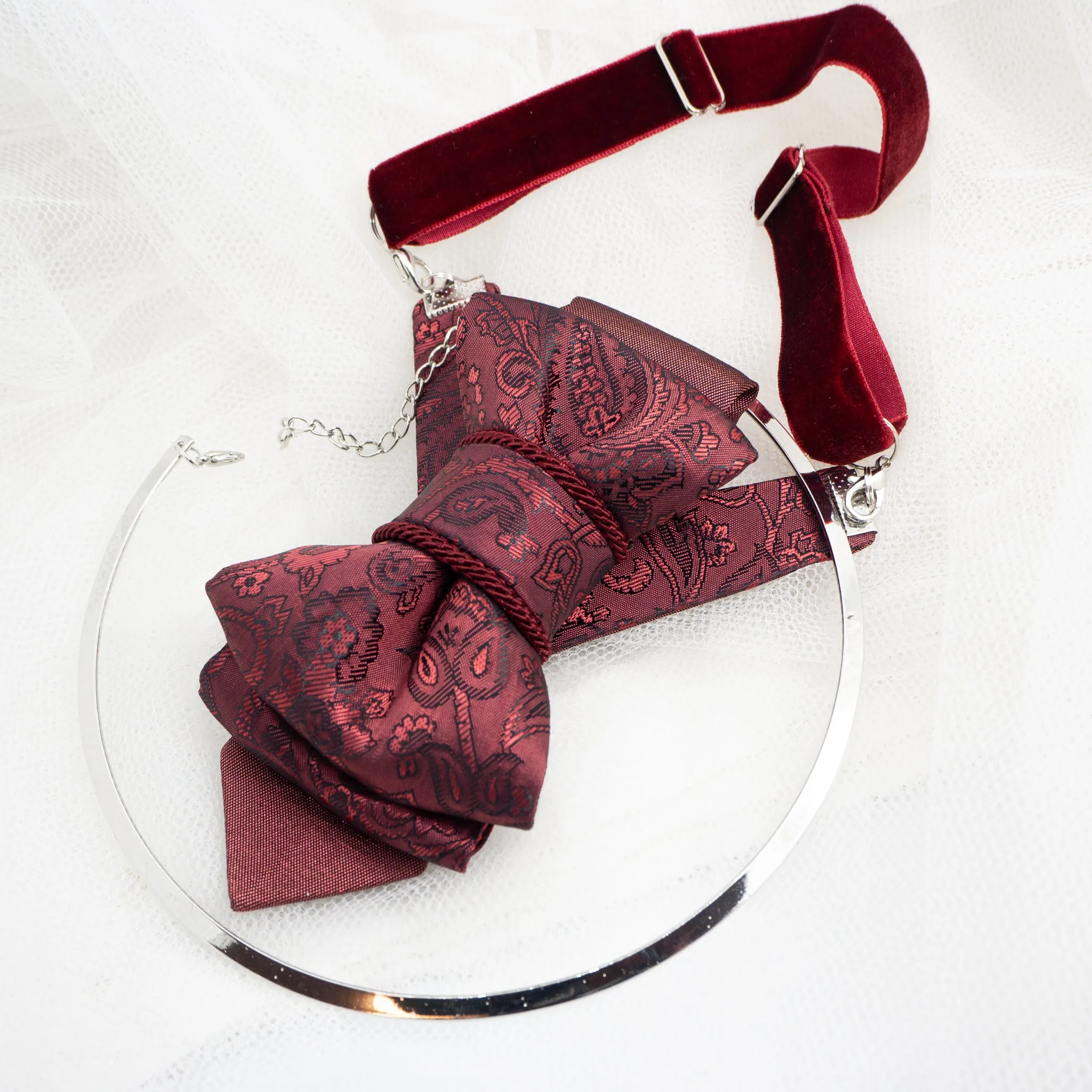 NECKTIE "ROSE WINE "FOR LADIES