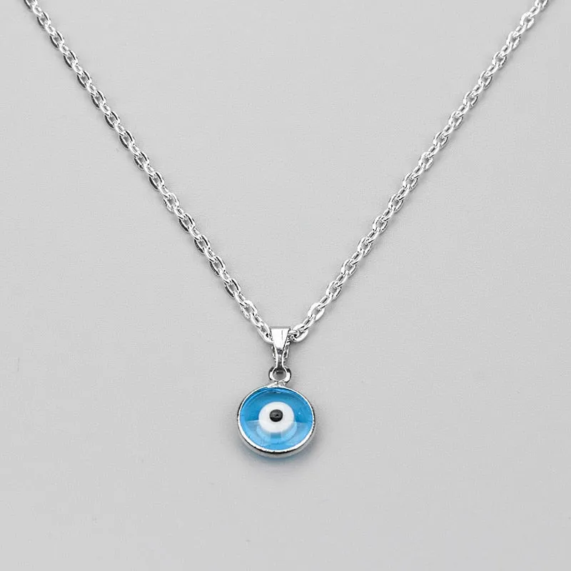 New Turkish Evil Eye Necklace Glass Charm Pendent