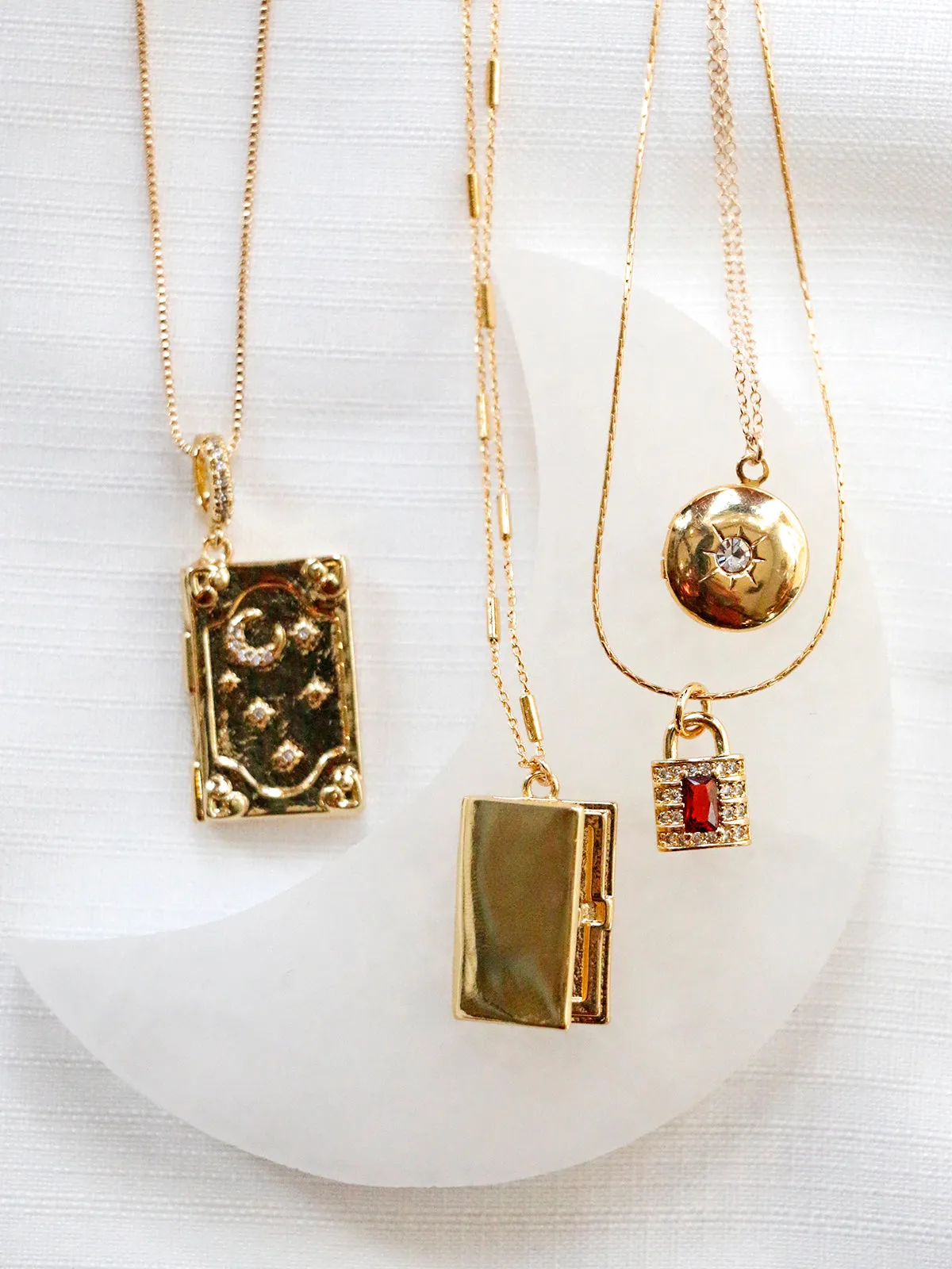 Nuance Locket Pendant Necklaces