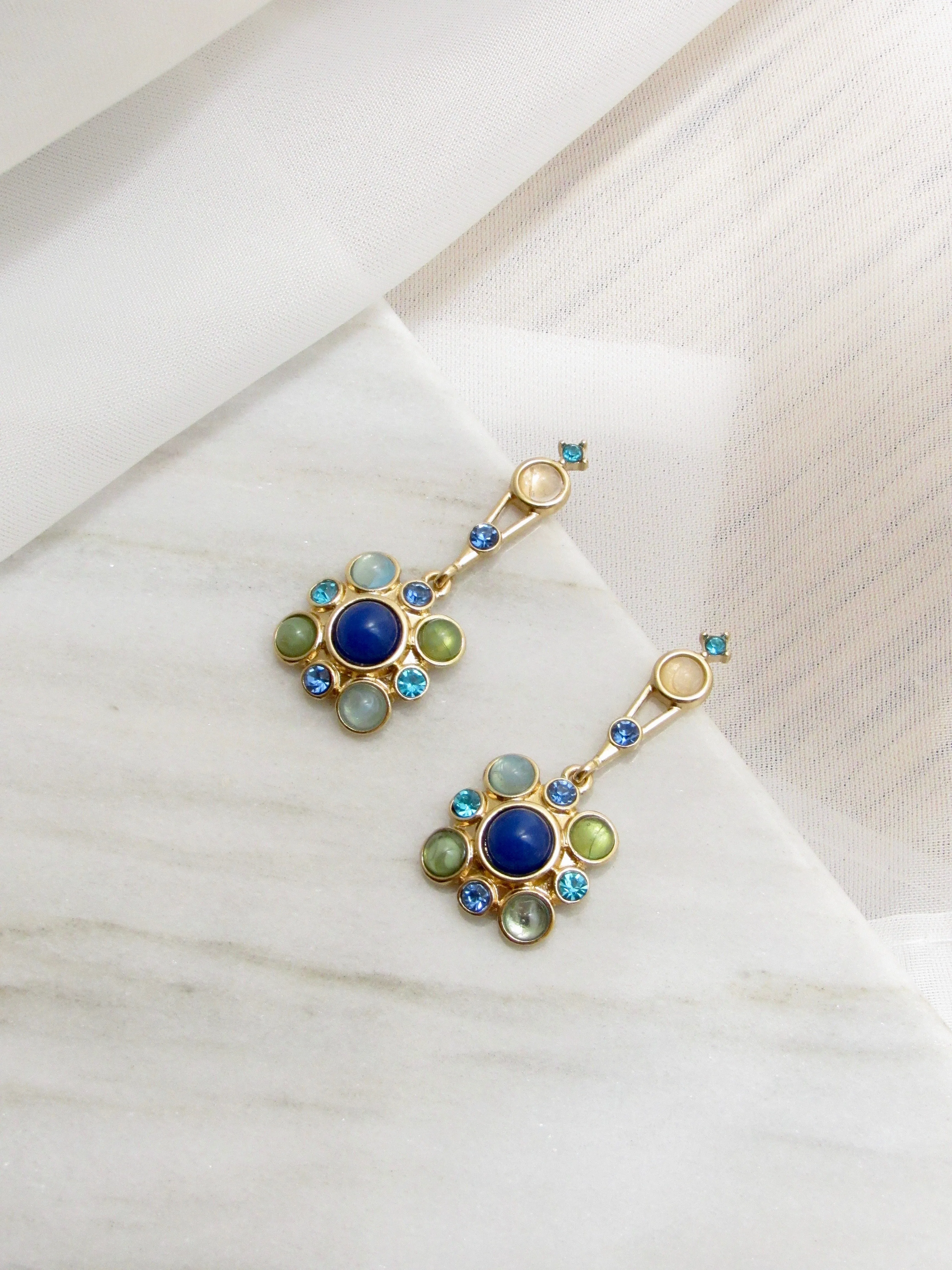 Odeta Baroque Gemstone Earrings