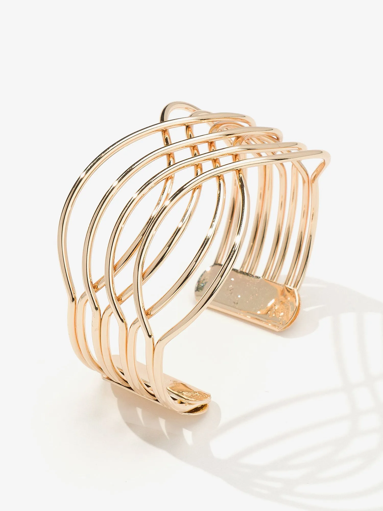 Open Wire Criss Cross Cuff