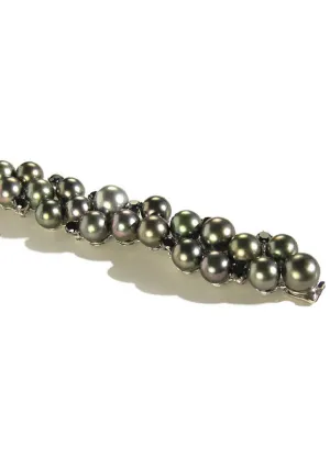 Oster Collection Black Diamond & Tahitian Pearl Bracelet