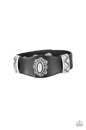 Paparazzi Bracelet ~ Western Romance - Black