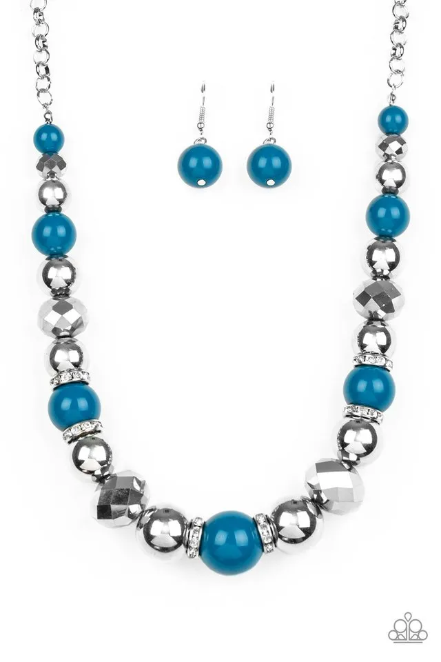 Paparazzi Necklace ~ Weekend Party - Blue