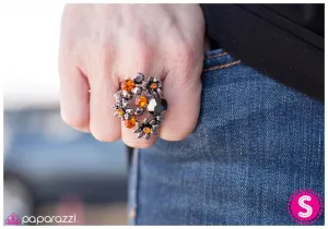 Paparazzi Ring ~ What Lies Beneath - Orange