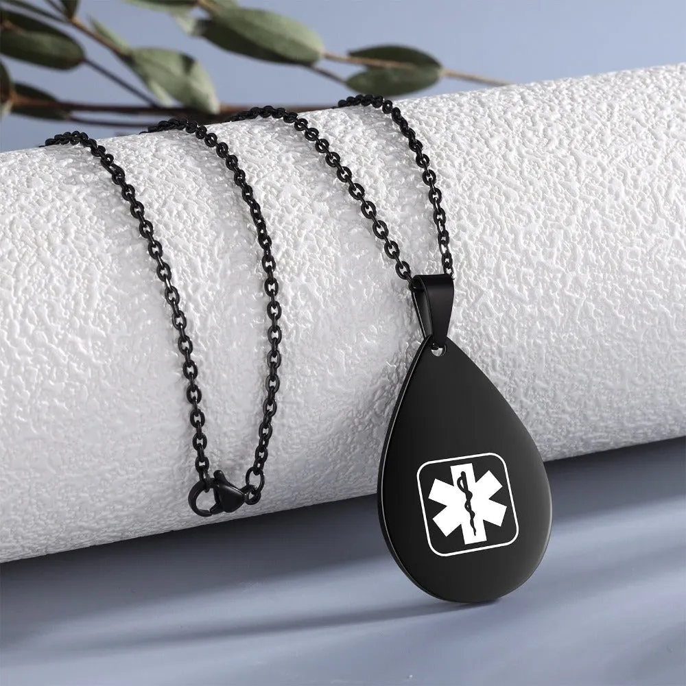 Personalized Medical Alert Necklaces For Men And Women