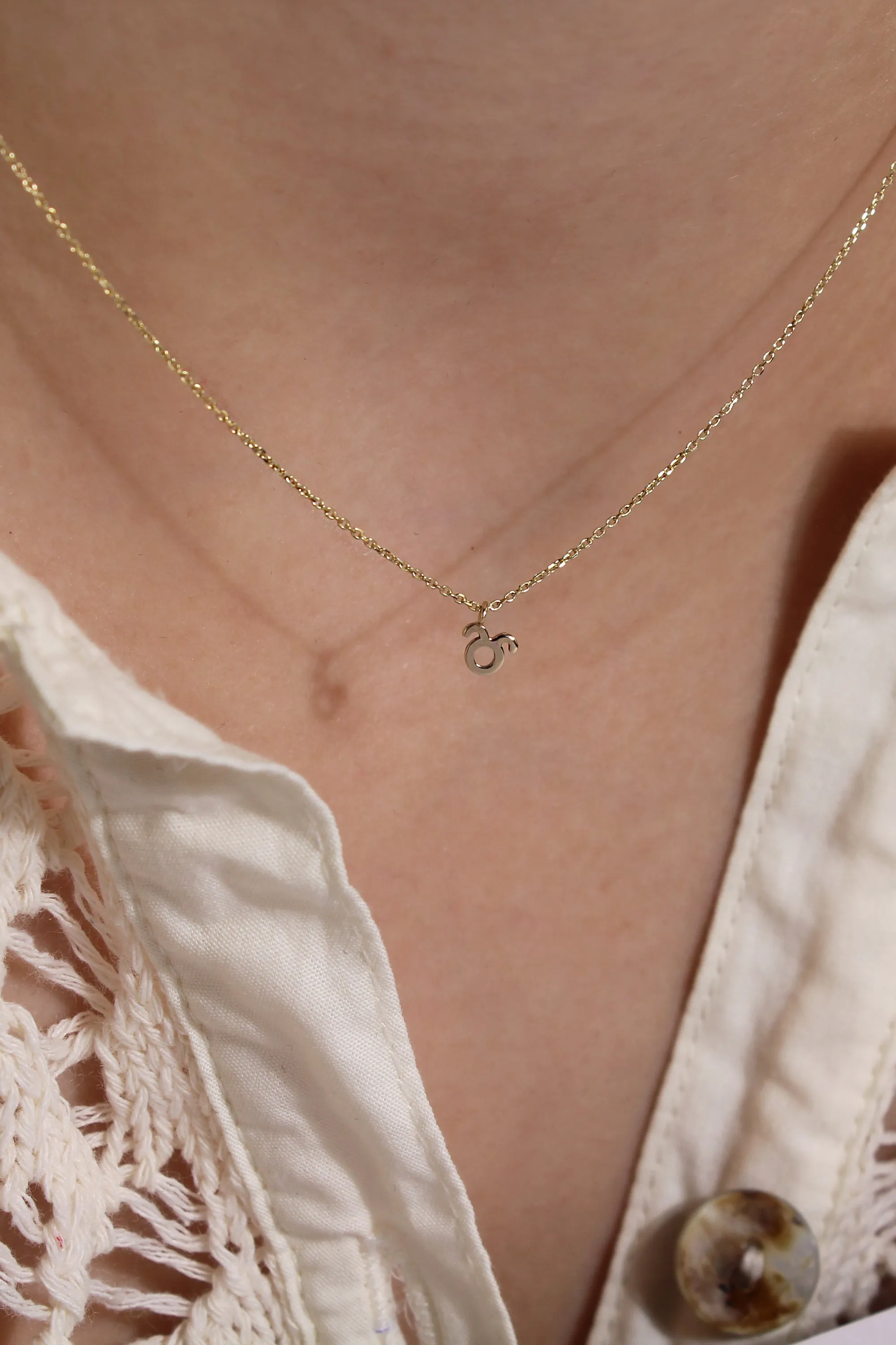 PETITE TAURUS ZODIAC NECKLACE