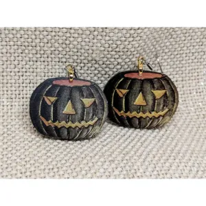 PUMPKIN VINTAGE HALLOWEEN EARRINGS