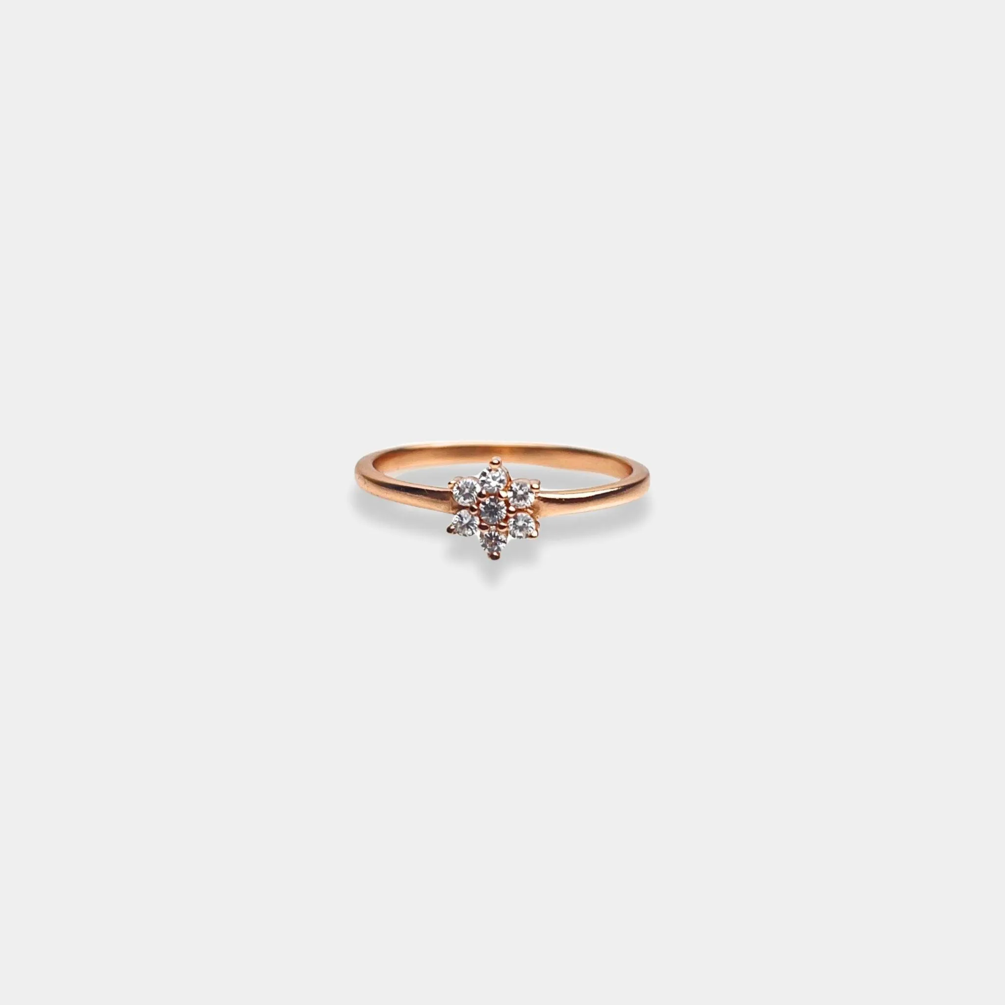 rose gold Twinkle Twist Ring