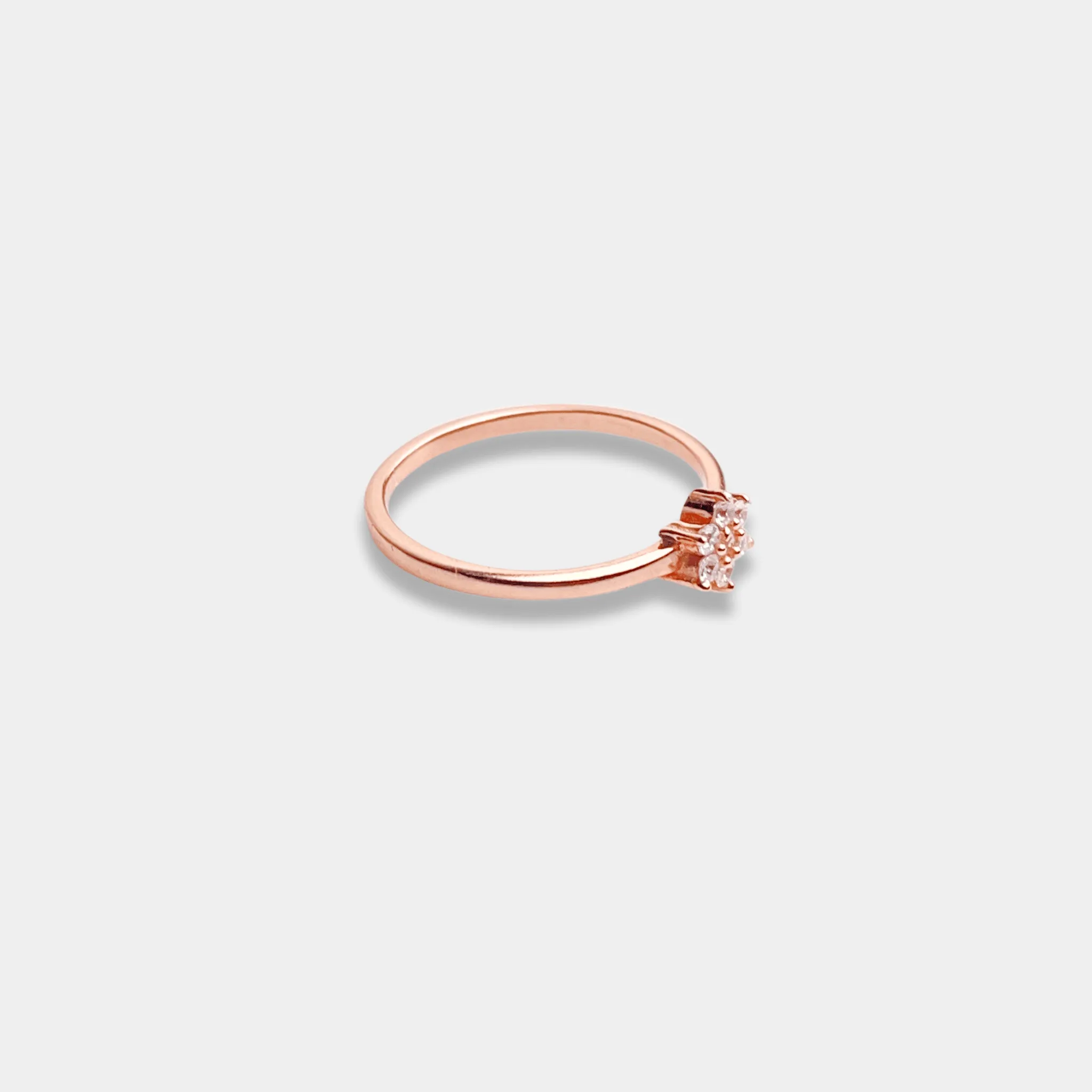 rose gold Twinkle Twist Ring