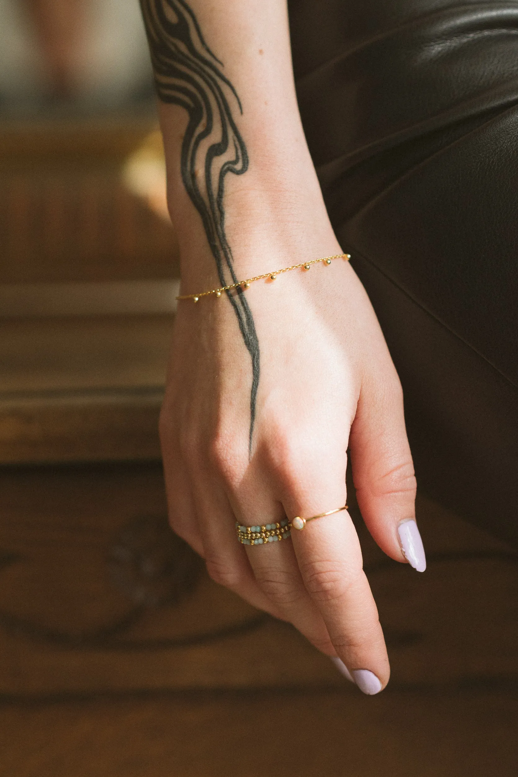 SAMSARA bracelet 14K Gold Vermeil