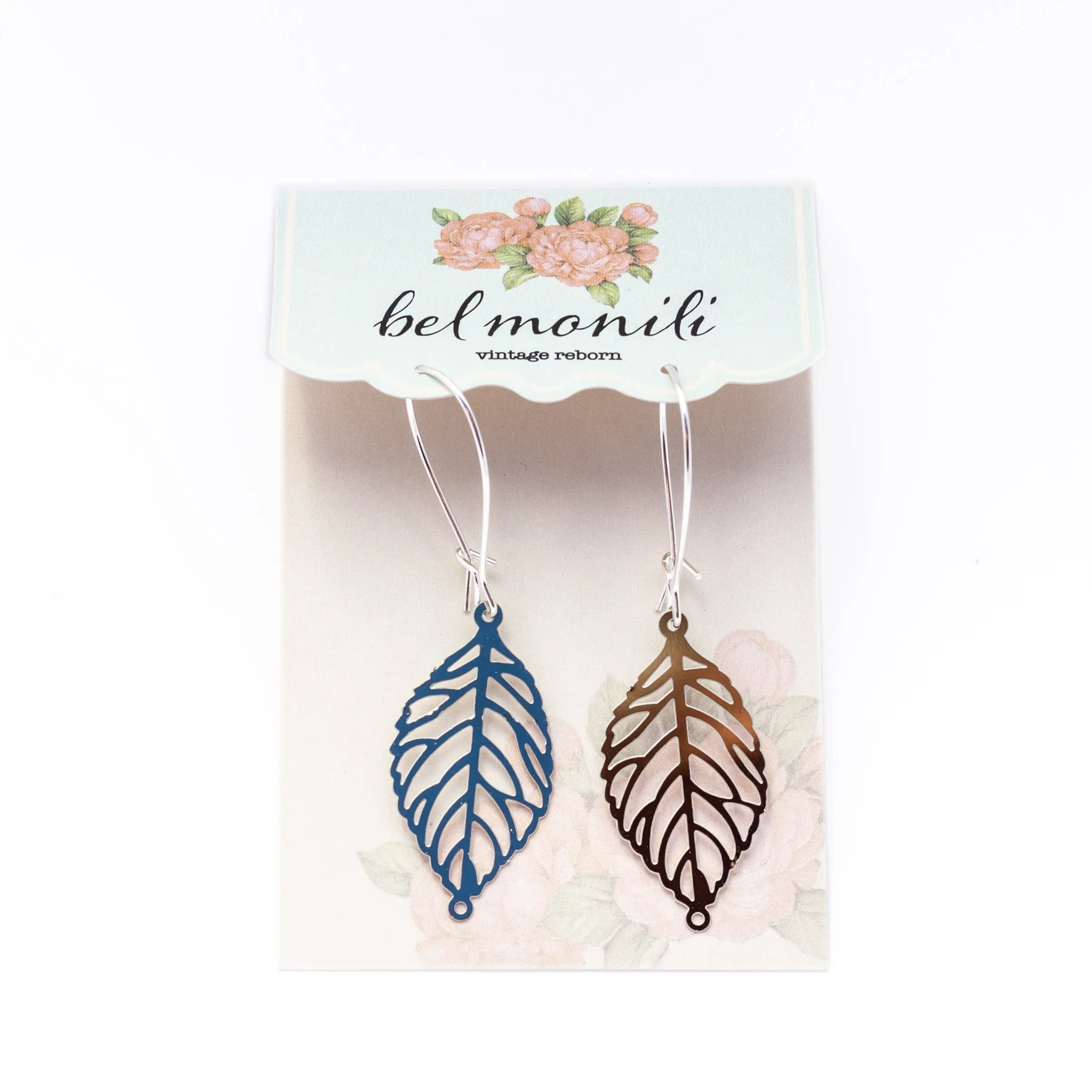 Silver Leaf Earrings