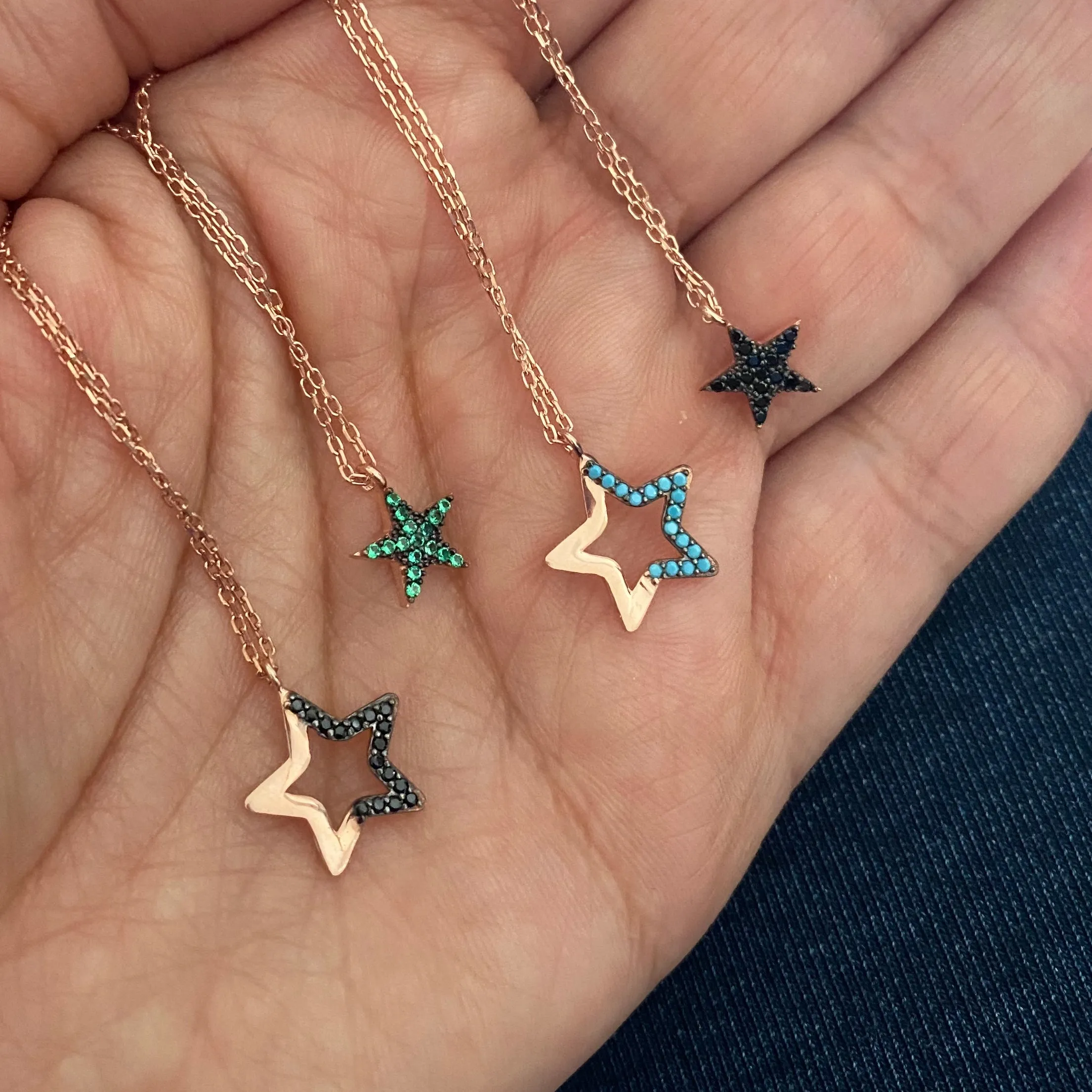 Star necklaces