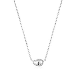 Sterling Silver Pebble Sparkle Necklace by Ania Haie