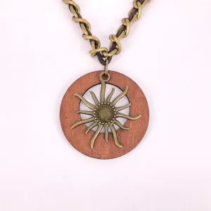 Sun Tribe Wooden Necklace