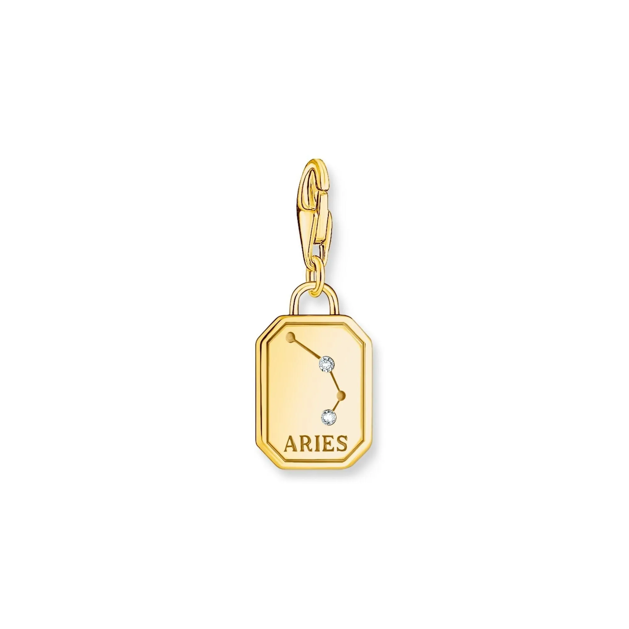 THOMAS SABO Charm Pendant Aries Zodiac Sign Gold