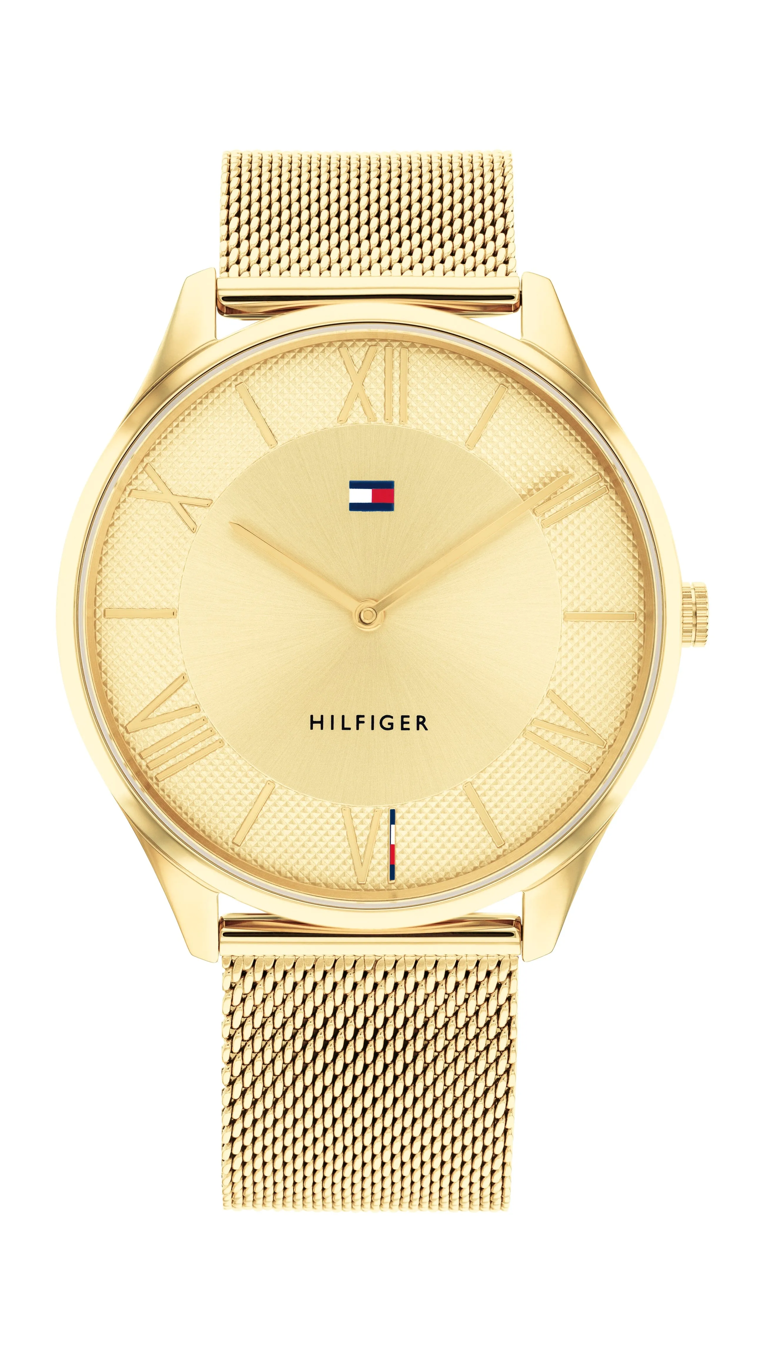 Tommy Hilfiger Becker Ionic Plated Thin Gold Steel Gold Dial Men's Watch 1710515